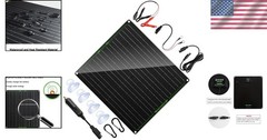 High-Efficiency 20W Solar Panel Charger for 12V Batteries – Easy Plug & Play