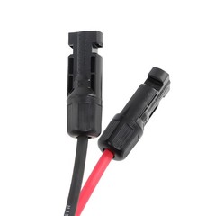 4mm² 20M Solar Panel Extension Cable Black+Red with M4 Connector for RV/Boat