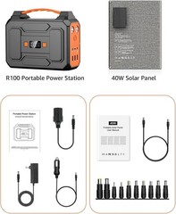 Portable Solar Generator 146Wh – Solar Panels Included