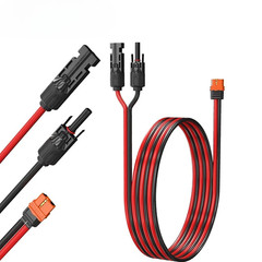 MC-4 to XT60I Adapter 10/12AWG Cableconnect Solar Panel Charge Cable for Solar G