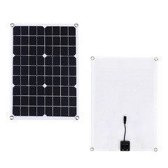 4x500W Solar Panels-100A Controller+Y-Cable+Suction Cups for Home/Outdoor Powe2v
