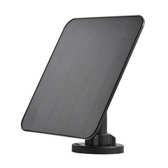 5V 5W Solar Panel with Cable Camera Solar Panel 360°Adjustable Mounting5569