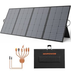 MHPOWOS High Power 400W 220W Solar Panel Fast Charging for Home Backup Power