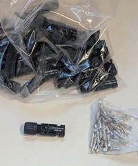 (36) MC-4 Solar Connectors 30A Line Plug Socket Male Female IP67H New/Free Ship!