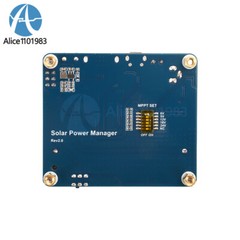 Power Manager Module for 6V~24V Solar Panel Support MPPT USB Battery Charging