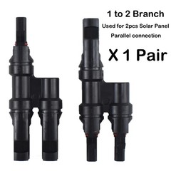 MC4 Connectors Solar Panel Cable Compatible Waterproof Male & Female 30A