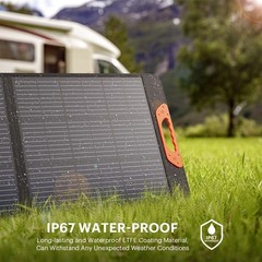 100w Portable Solar Panelcamping Essentials100 Watt 20v Foldable Solar Charger F