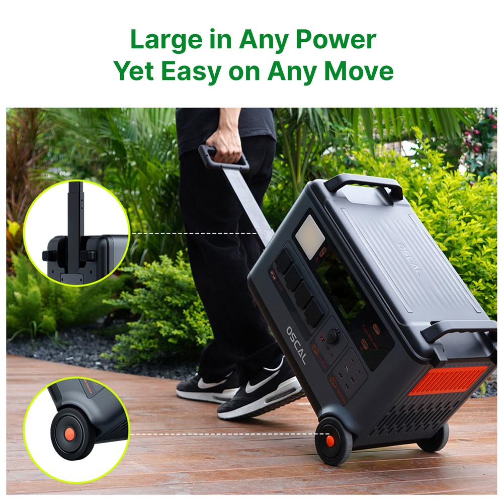 PowerMax 6000 Rugged Portable Power Station LiFePO4 Battery Solar Generator V1U4