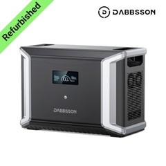 Dabbsson Extra Battery DBS3000B 3000Wh Solar Backup for DBS2300 Power Station