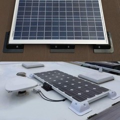 Reliable ABS Mounting Brackets for Solar Panels on RV and Camper Van Roofs