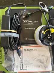 Goal Zero Nomad 28 solar panel + accessories