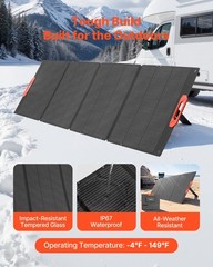 VEVOR 300W Foldable Monocrystalline Solar Panel Portable ETFE Mono Solar Charger