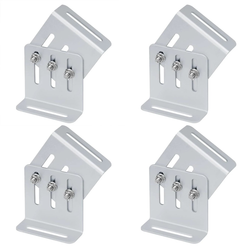 4 Sets Adjustable Solar Panel Tilt Mount Bracket, Solar Panel Rack Mount for …