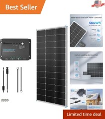 High-Efficiency 100W Solar Panel Kit with Bluetooth Monitoring – Safe & Reliable
