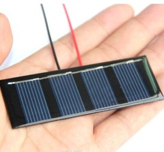 0.2W 2V solar panel, polycrystalline silicon solar droplet adhesive board DIY