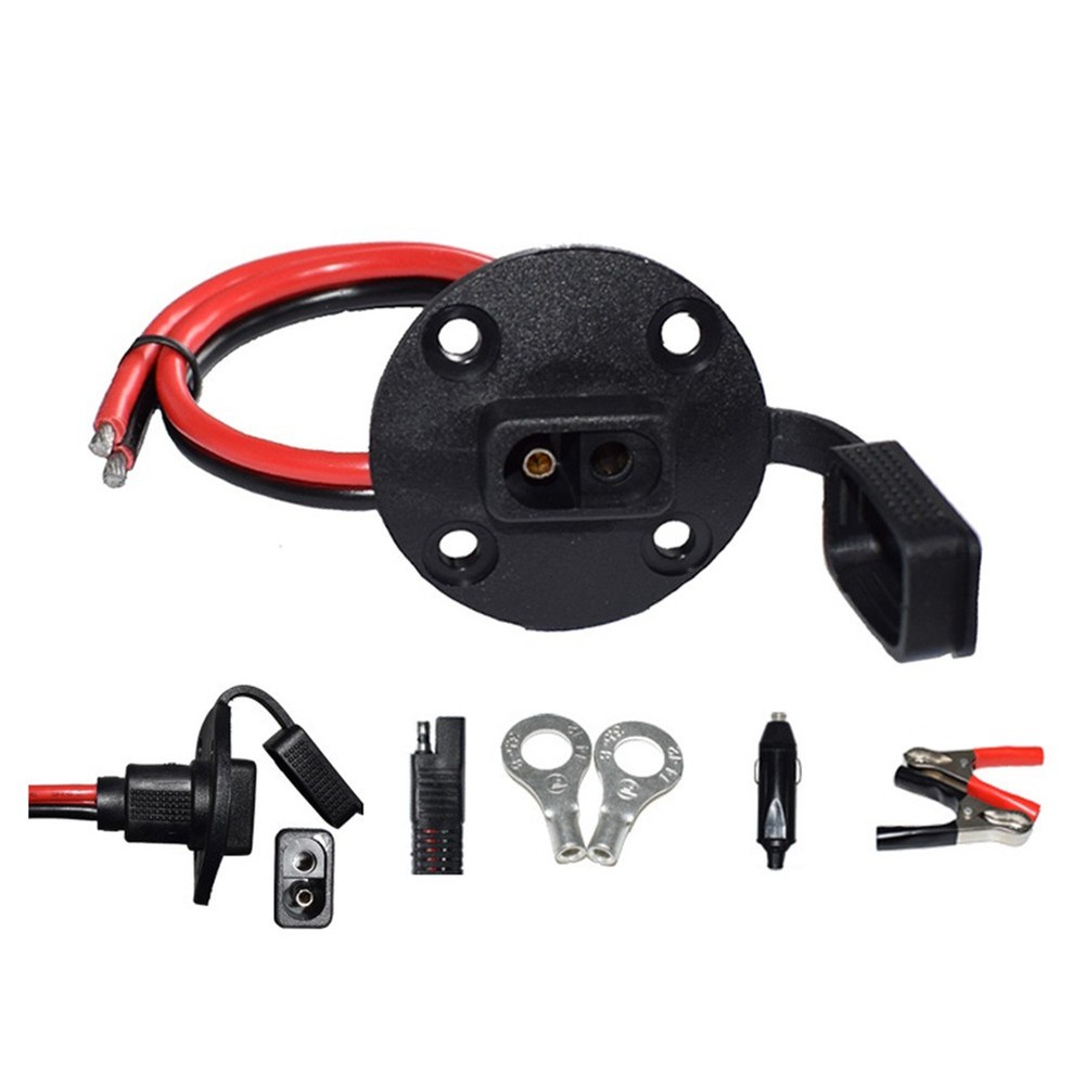 12 V Sidewall Plug Prefabricated Power Cord Cable Connector Solar Panel
