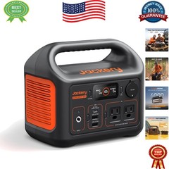 292Wh Explorer 300 Solar Generator – Lightweight, No Noise, Perfect for Camping