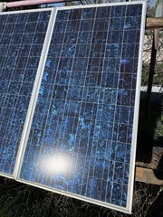 Qty 5 Sharp Solar Panel NE-Q5E2U 165w + 1 NE-170U1 Tested