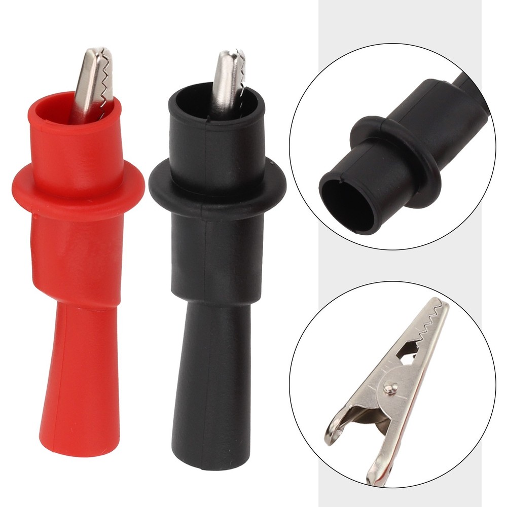 Multimeter Compatible For Alligator Clips with Insulating Plastic Shells