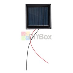 5Pcs 1.5/2/3/5V Solar Panel Polysilicon Module DIY Solar Panel w/Wire 60-150mA