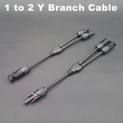 5 Pairs Solar Panel 1 to 2Y Branch Cable Connectors Adapter Extension Connectors
