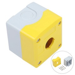 Industrial Push Button Control Box IP65 Waterproof ABS+PC Material Yellow