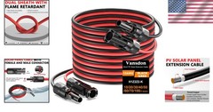 Flexible 10AWG Solar Panel Extension Cord- 2x30ft Waterproof