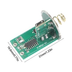 34 2V LED Driver Board Rechargeable Flashlight Switch PCB Circuit Board for DIY