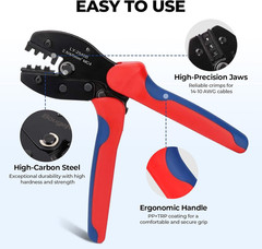 Solar Crimping Tool for 14-10AWG Solar Panel PV Cable,Solar Crimper