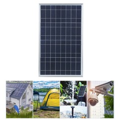 Portable Solar Panel Kit With Clips 15W 12V Waterproof Design Hot Sale