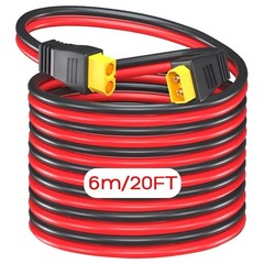 12AWG XT60 Male to Female Extension Cable for EcoFlow Bluetti Anker Solar