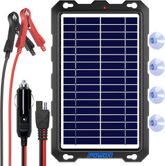 7.5W 12V Solar Battery Charger Kit | Smart, Waterproof, Safe for Vehicles