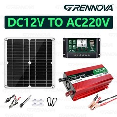 Grennova Complete Solar System Kit 30W Panel 1000W Inverter 60A MPPT Controller