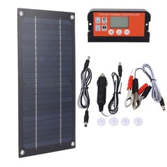 Portable Solar Panel Kit High Efficiency Monocrystalline Silicon Lightweight For