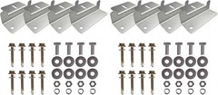 Aluminum Z Bracket Mounts 2 Sets Corrosion-Free RV Trailer Yacht Roof Install