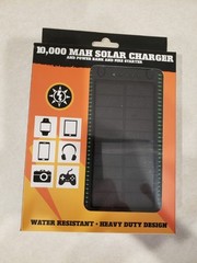 Solar Charger & Power Bank Trail Blazer 10,000 MAH Water Resistant