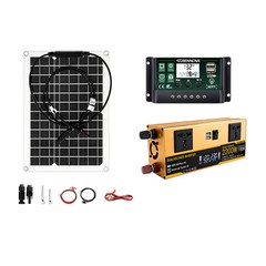 Grennova Plug and Play 2200W Full Off-Grid Solar System Mono 50W Panel 12V/24V