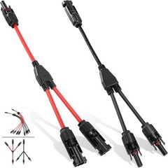 Y Branch Solar Connector Cables MMF FFM for Photovoltaic Solar Panel Connectors