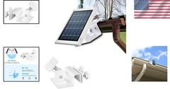 Weatherproof Aluminum Gutter Mount for Ring Solar Panel – Adjustable & Durable