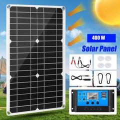 400W Watt Flexible Solar Panel 12V Mono Home RV Rooftop Camping Off-Grid Power