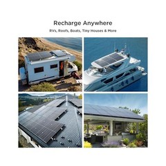 N-Type 16BB 400W Bifacial Solar Panel, 2Pcs 200 Watt Solar Panel 12/24V, 25% …