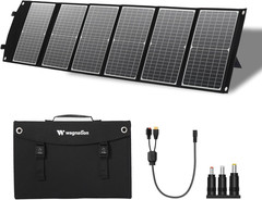 100 Watt Portable Solar Panel, Foldable Solar Panel Charger with Kickstands, QC3