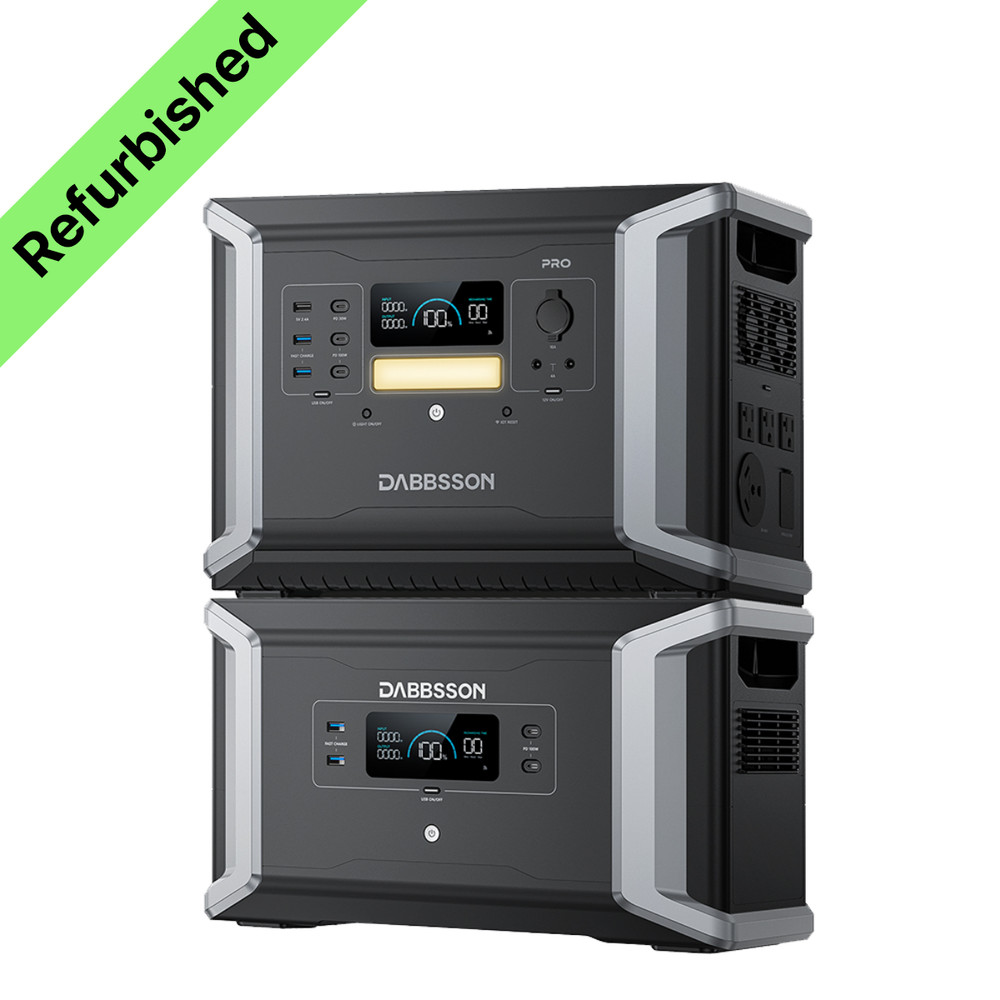 Dabbsson 4300Wh Power Station Solar Generator Semi-solid-state Battery Brand New