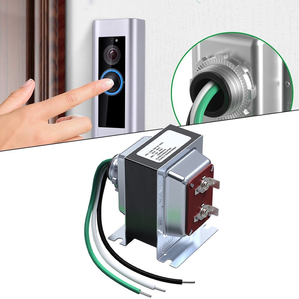 16V30VA Shielded Video Doorbell Power Transformer with Easy Installation Design