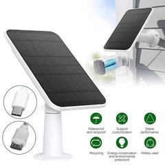 20W 5V Solar Panel Compatible with Eufy Cam 3/3C/2C/2Pro Portable Charging