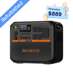 BLUETTI AC200PL 2304Wh 2400W Power Station LFP Battery for Emerency/RV Road Trip