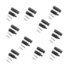10 pair Solar Panel Photovoltaic Connectors Solar Cable Connectors 30A 1000V