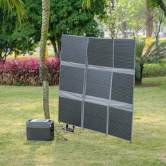 MHPOWOS 100W 200W 400W Folding Solar Panel Charge for Solar Generator Easy Setup