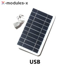Solar Panel Output USB Outdoor Portable Solar System 5V 2W Mobile Phone Charger
