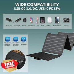 FlexSolar 40W Solar Panel Charger